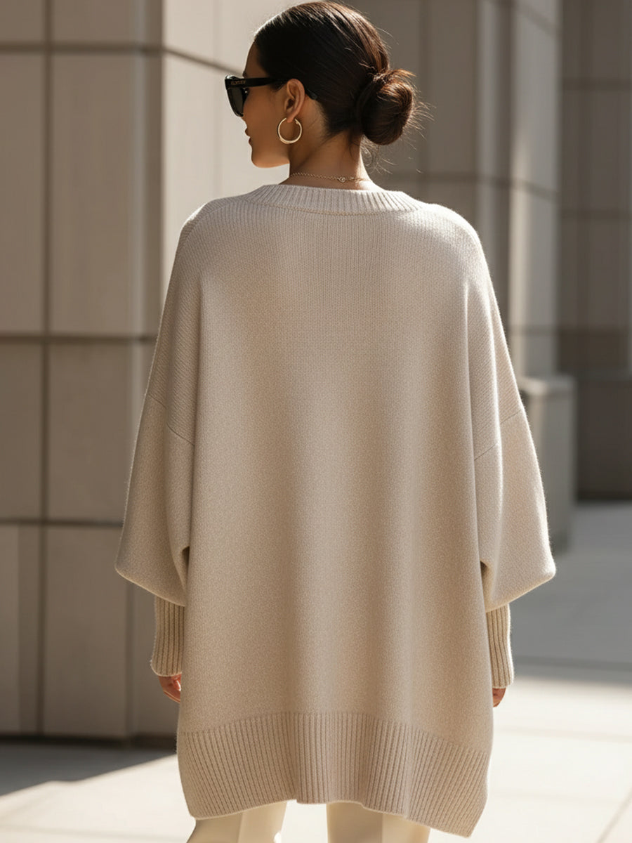 Women’s Ribbed Knit Crewneck Sweater
