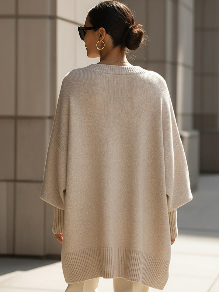 Women’s Ribbed Knit Crewneck Sweater