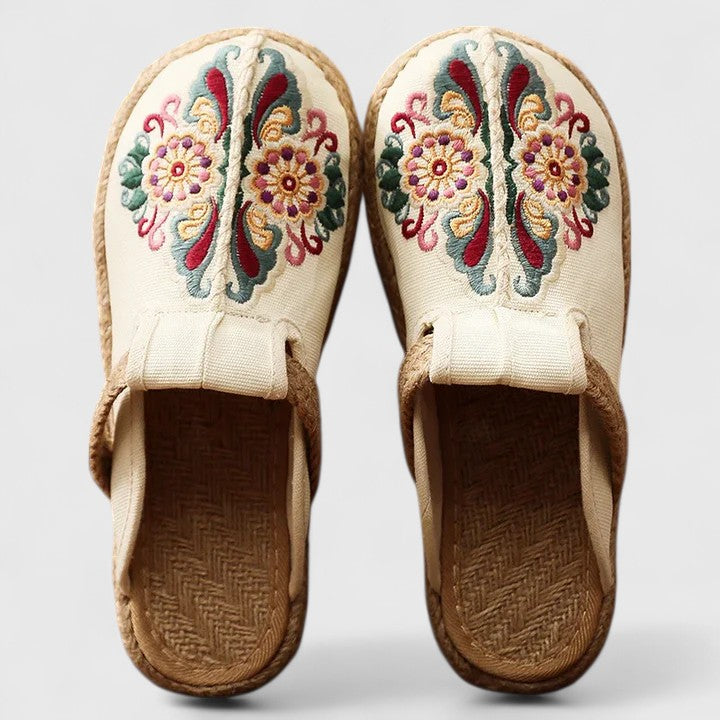 Women’s Floral Slip-On Mules