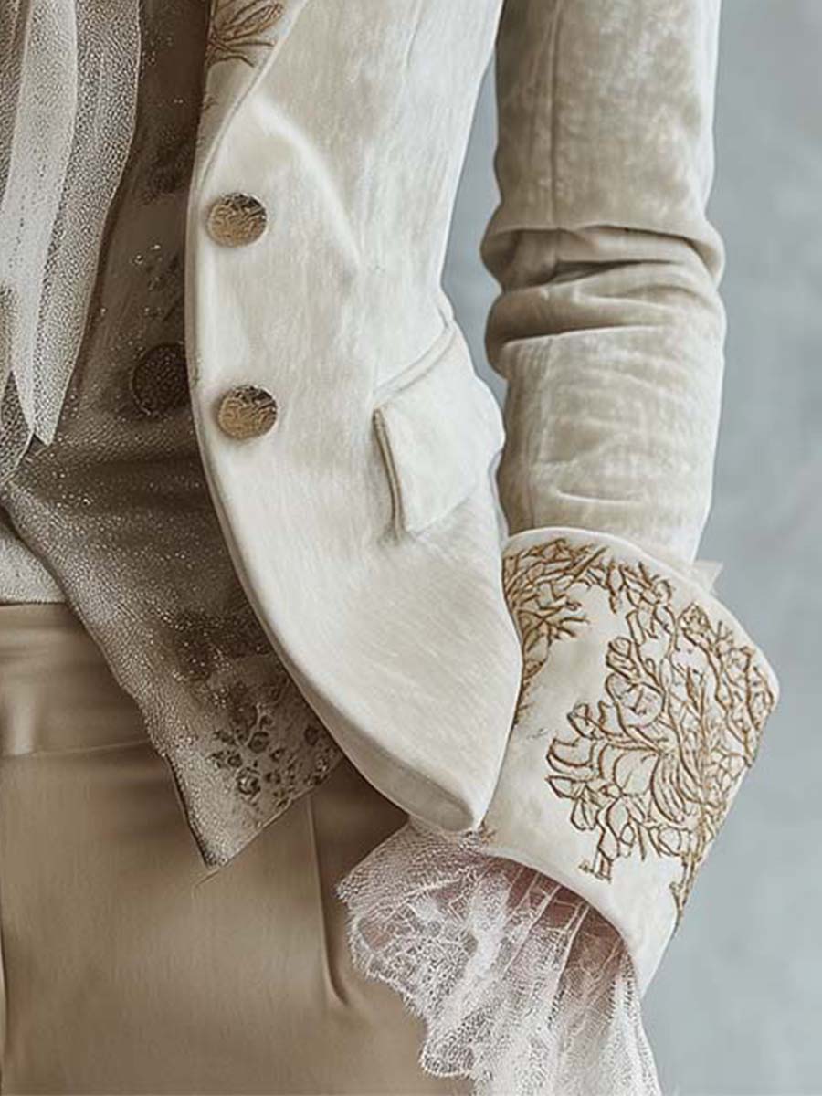 Women’s Embroidered Tailored Blazer