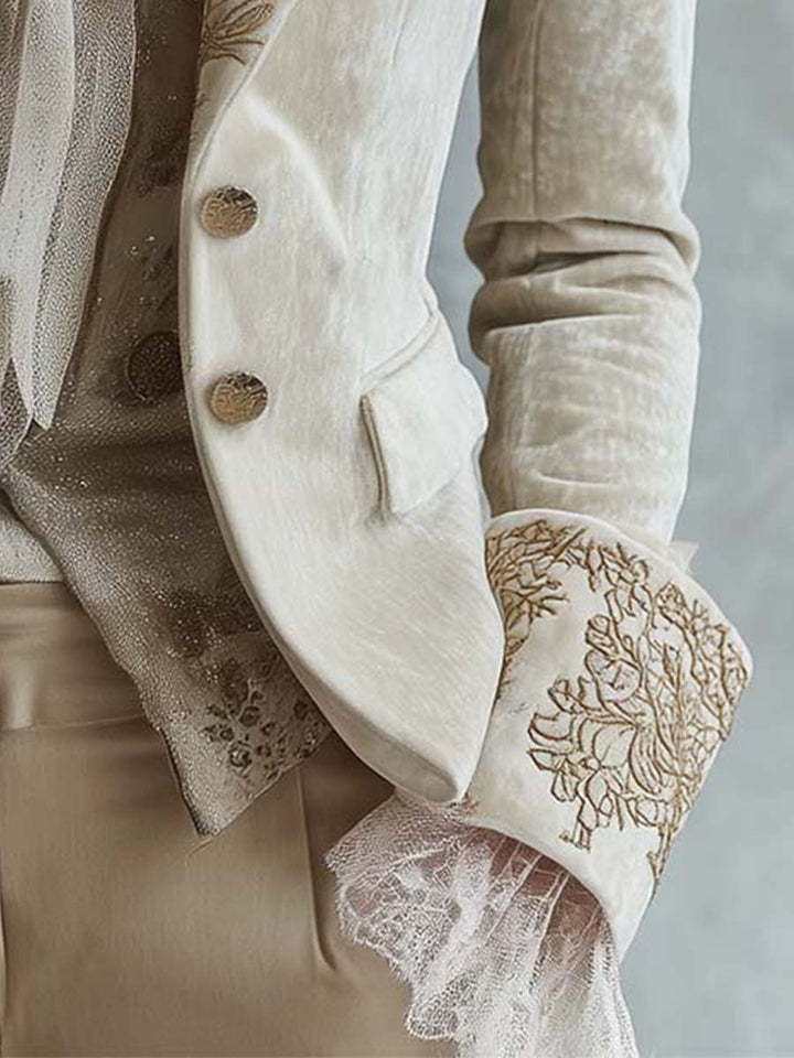 Women’s Embroidered Tailored Blazer