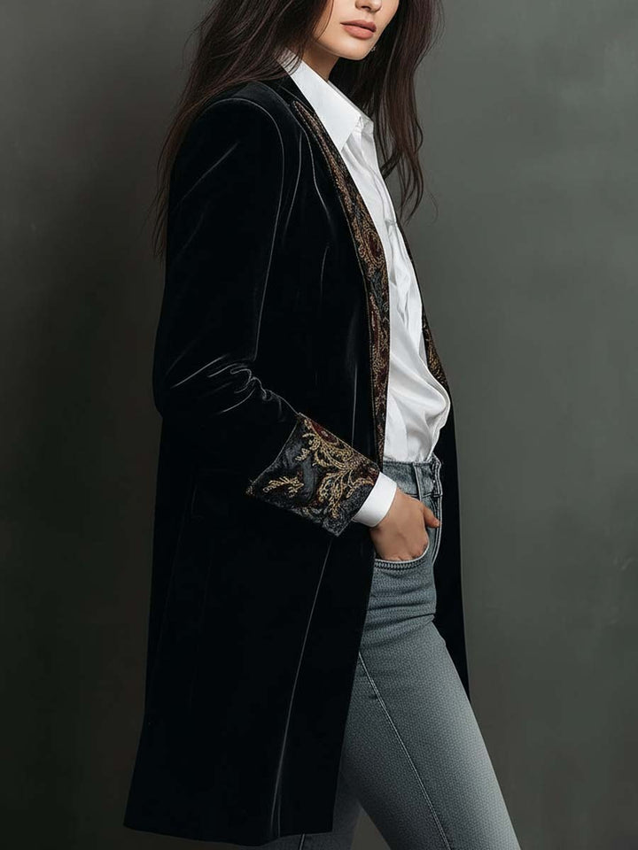 Women’s Baroque Trim Tailored Blazer