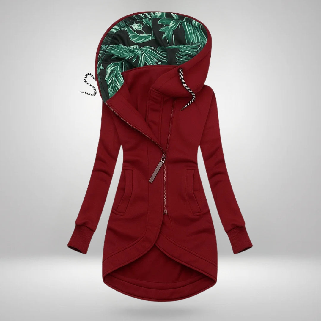 Women’s Long Hooded Quilted Winter Coat
