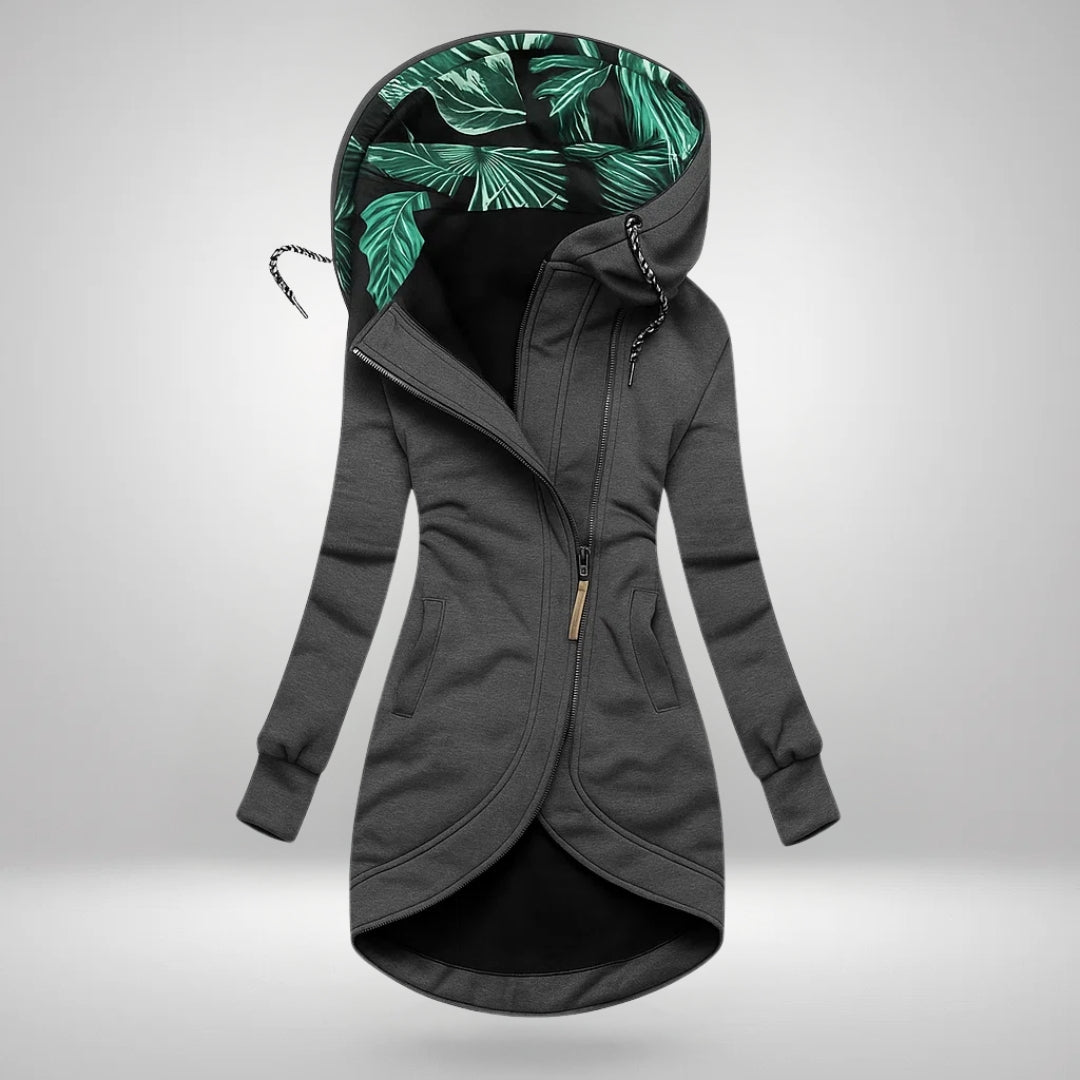 Women’s Long Hooded Quilted Winter Coat