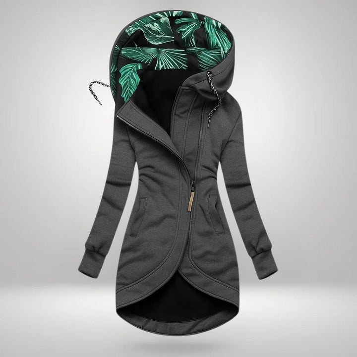 Women’s Long Hooded Quilted Winter Coat