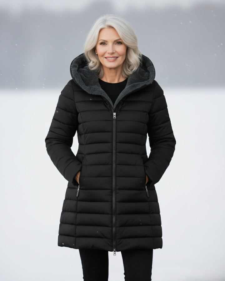 Women’s Fleece Lined Winter Puffer Coat