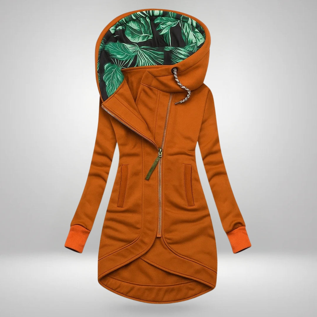 Women’s Long Hooded Quilted Winter Coat