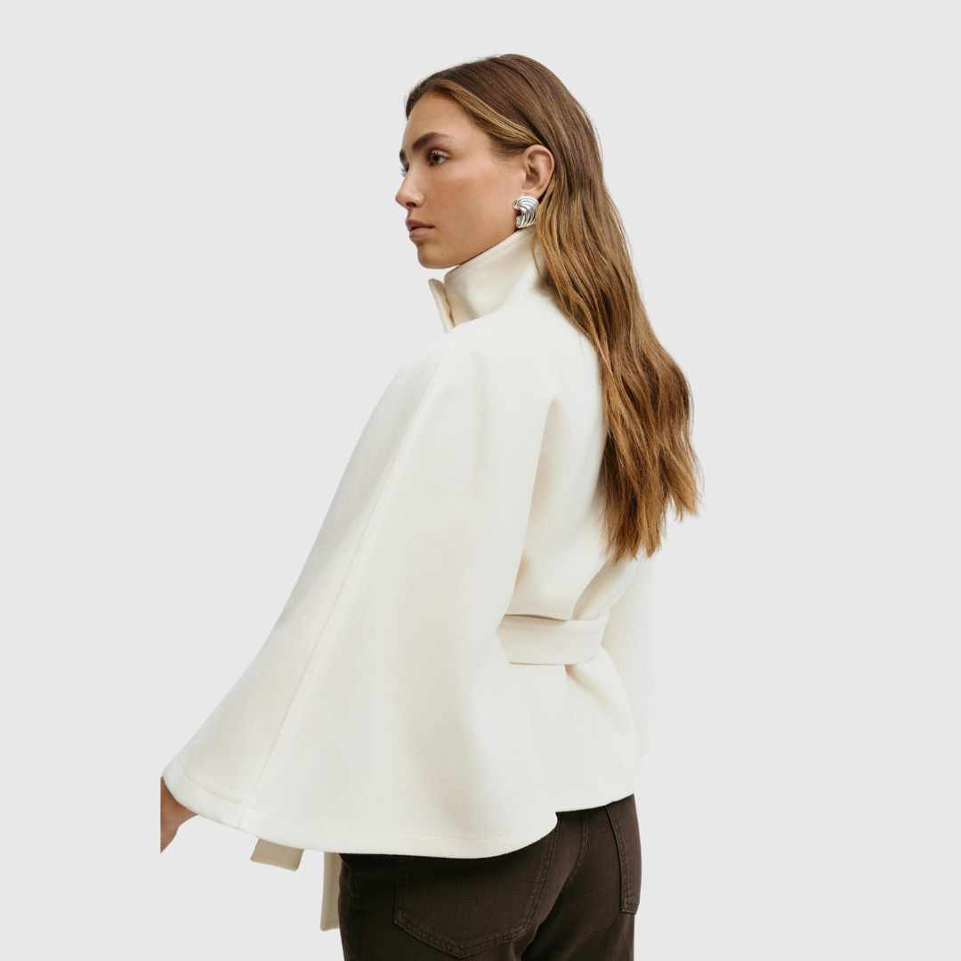 Women’s Belted Cape Jacket