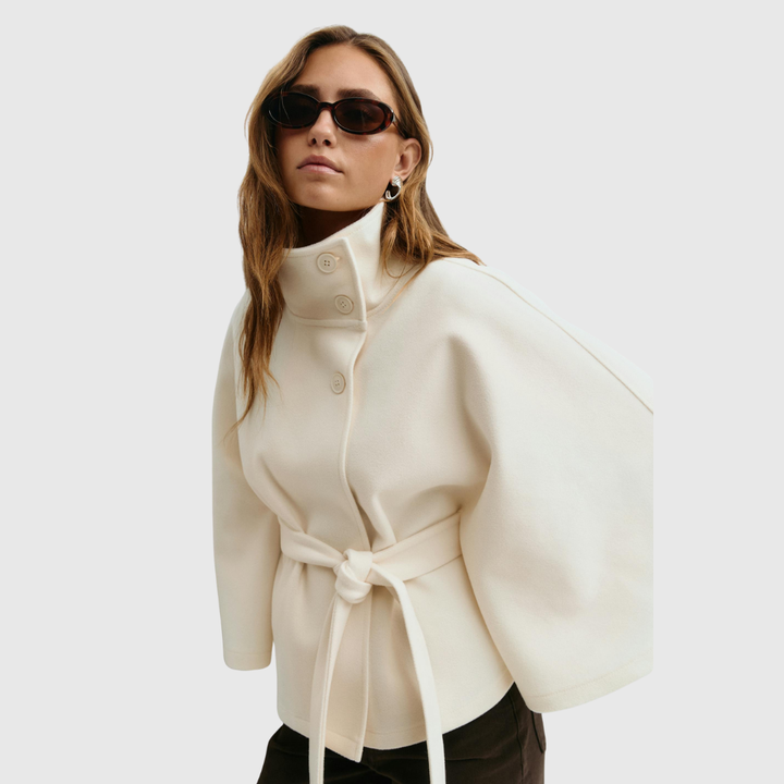 Women’s Belted Cape Jacket