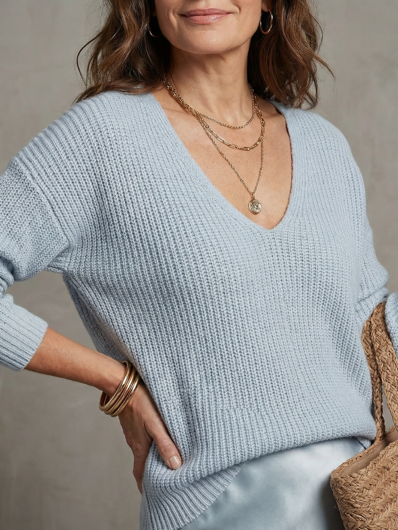 Women’s Knit Two-Piece Bias-Cut Skirt Set