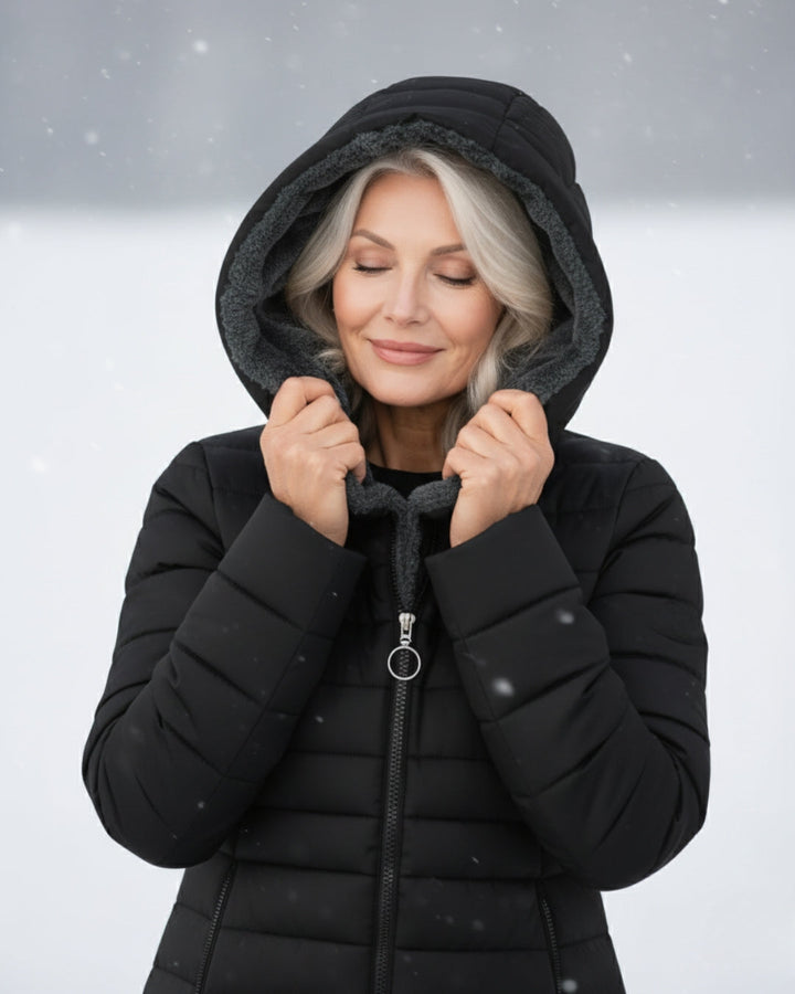 Women’s Fleece Lined Winter Puffer Coat