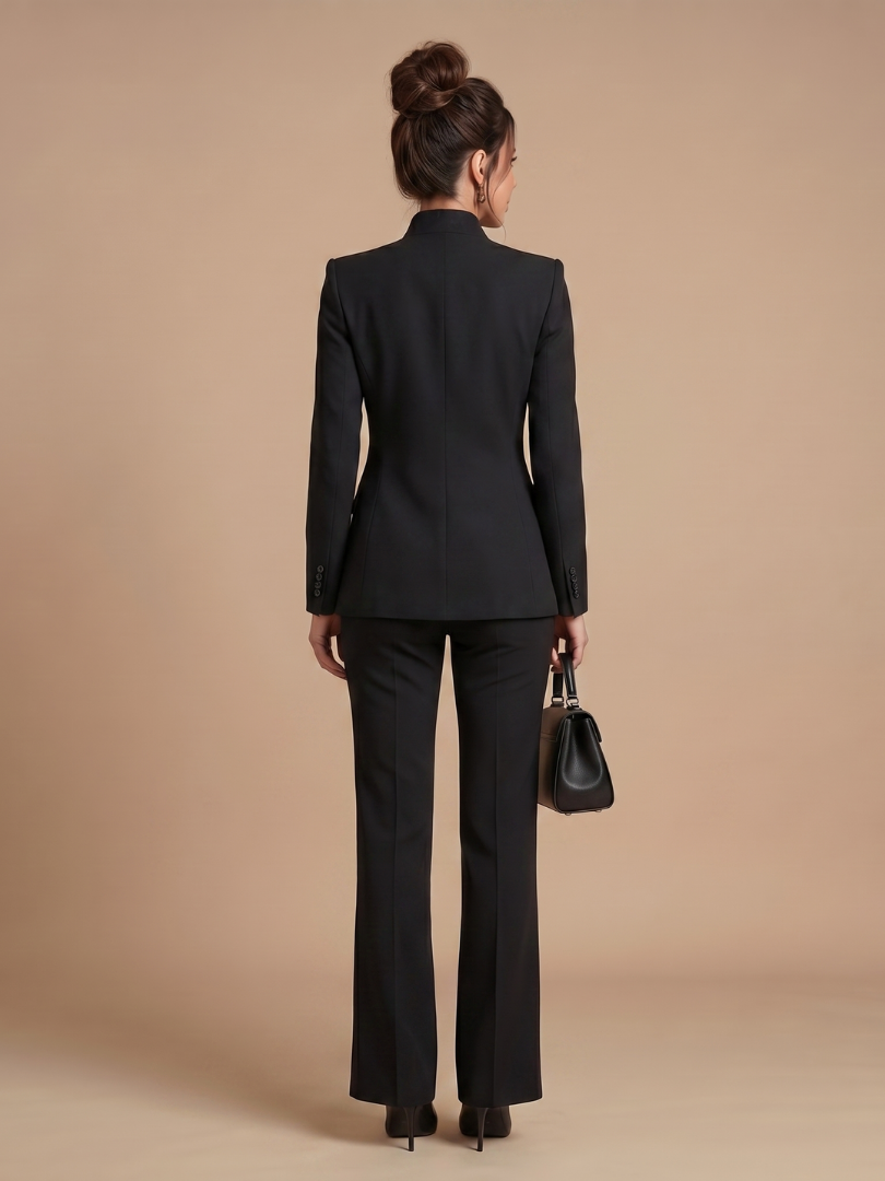 Women’s Tailored Stand Collar Suit