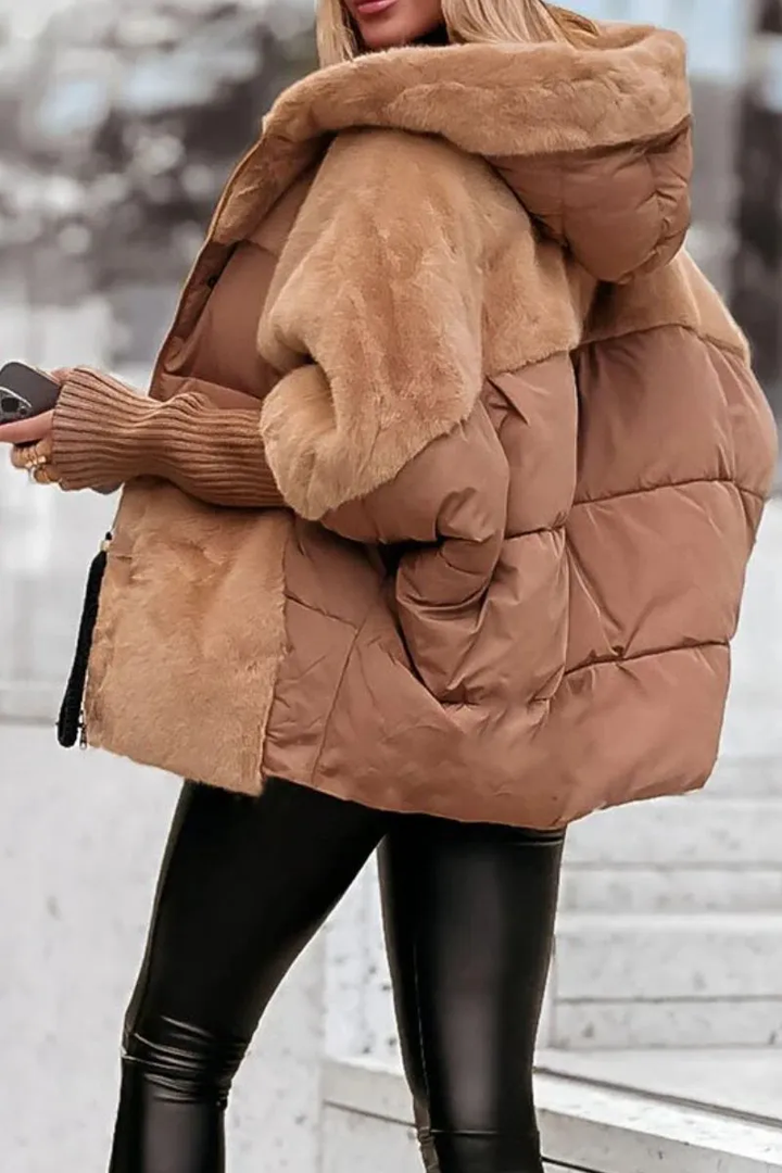 Women’s Quilted Hooded Puffer Jacket