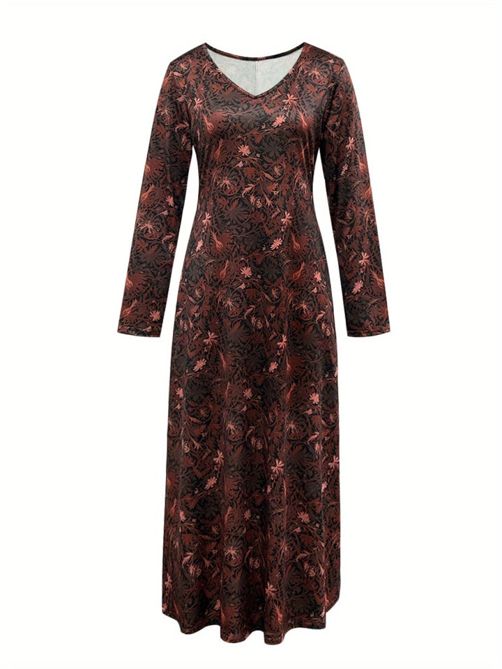 Women’s Floral Print Maxi Dress