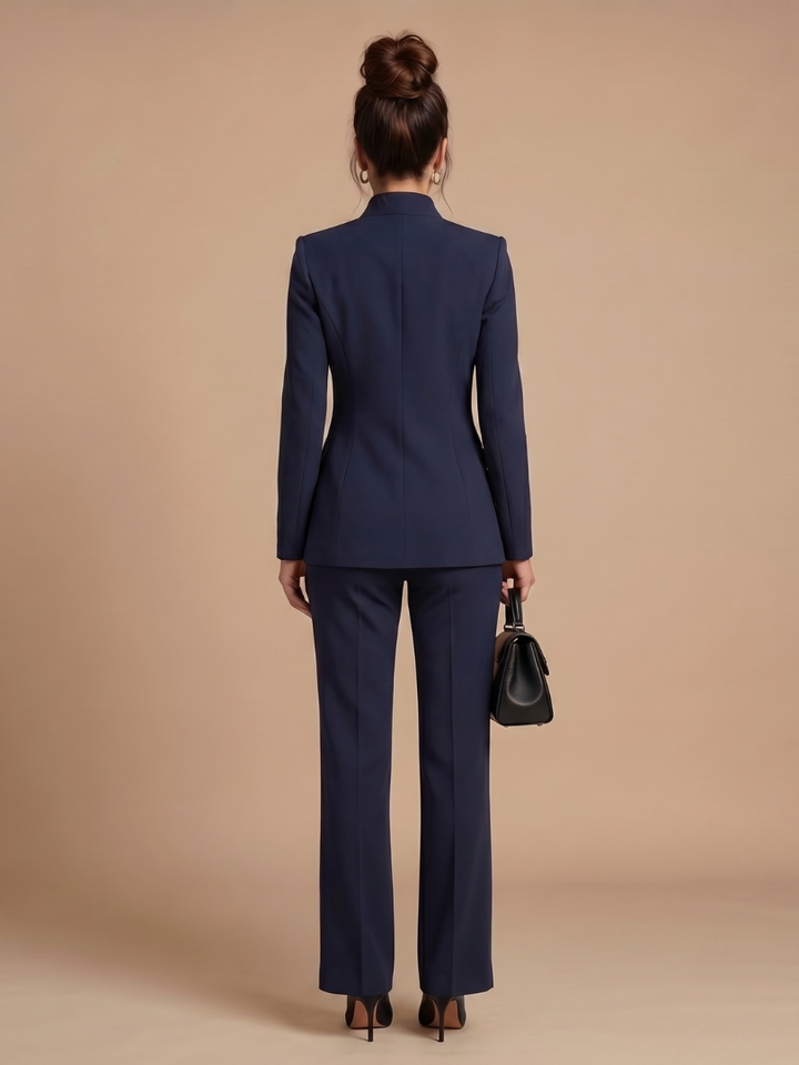 Women’s Tailored Stand Collar Suit