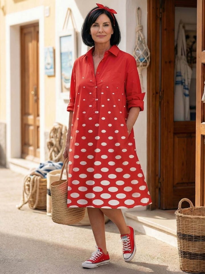 Women’s Polka Dot Day Dress