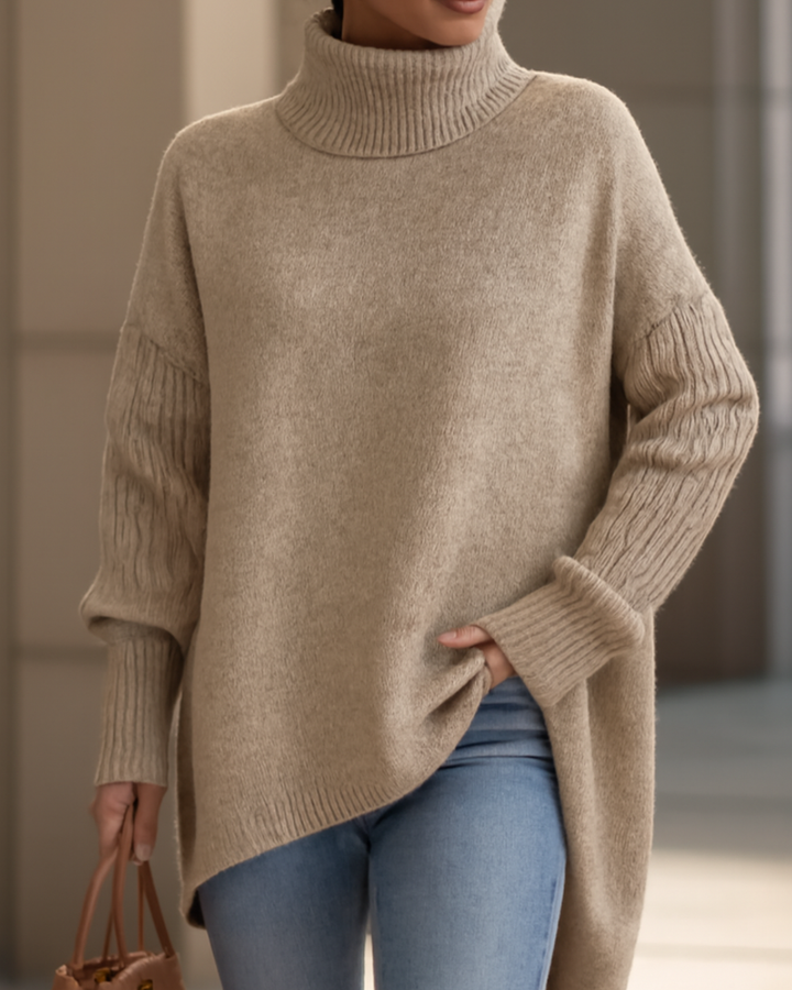 Women’s Longline Turtleneck Sweater