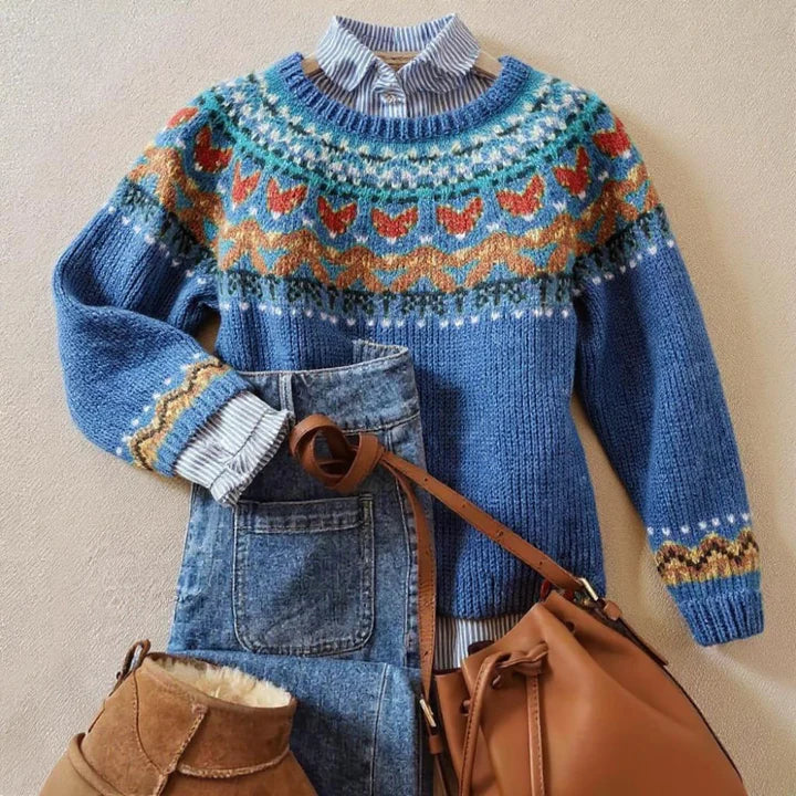 Women’s Classic Vintage Knit Sweater