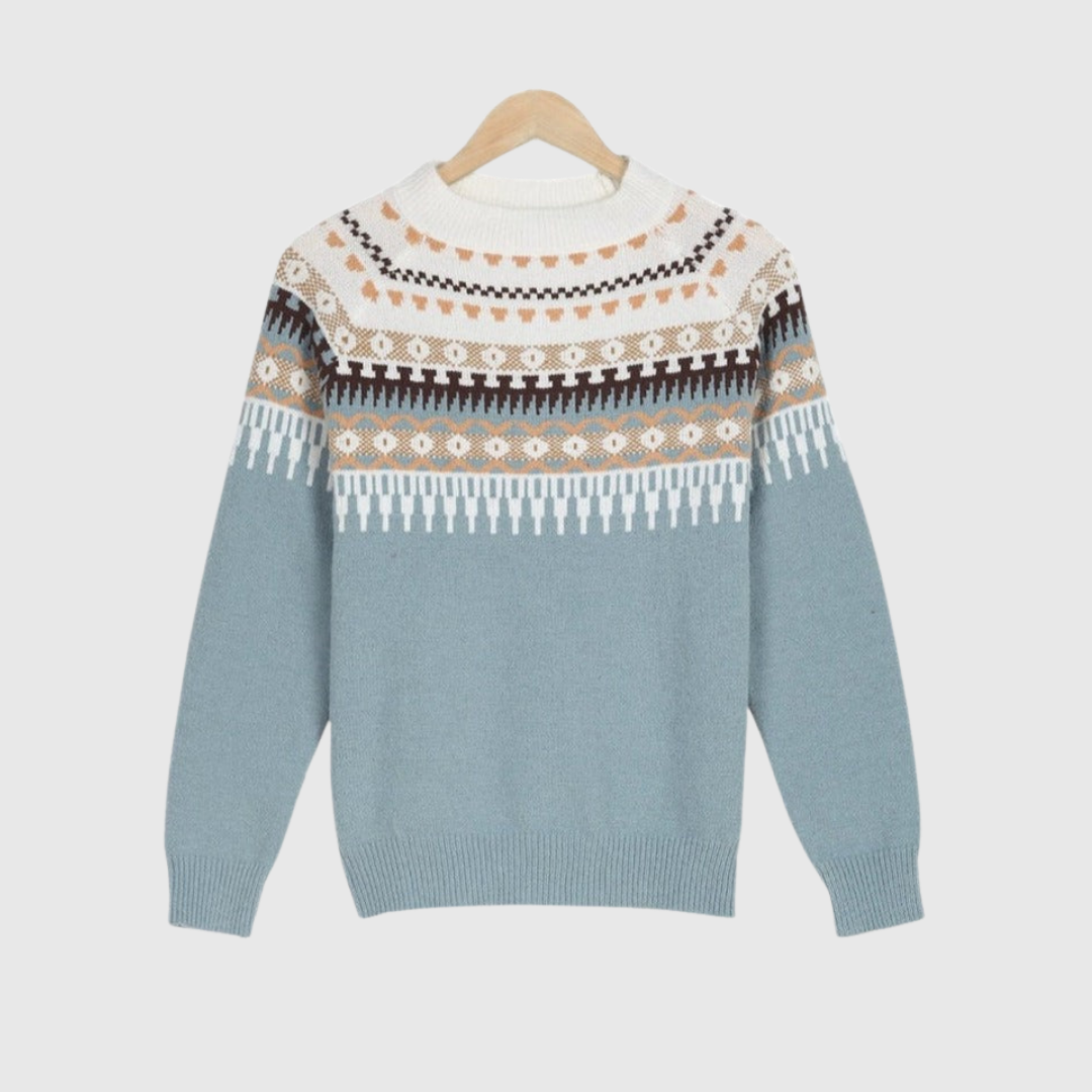 Women’s Long Sleeve Knit Pullover Sweater