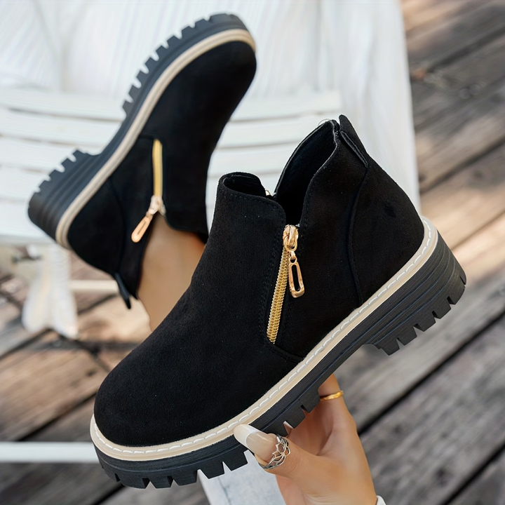 Women’s Comfort Low Heel Ankle Boots