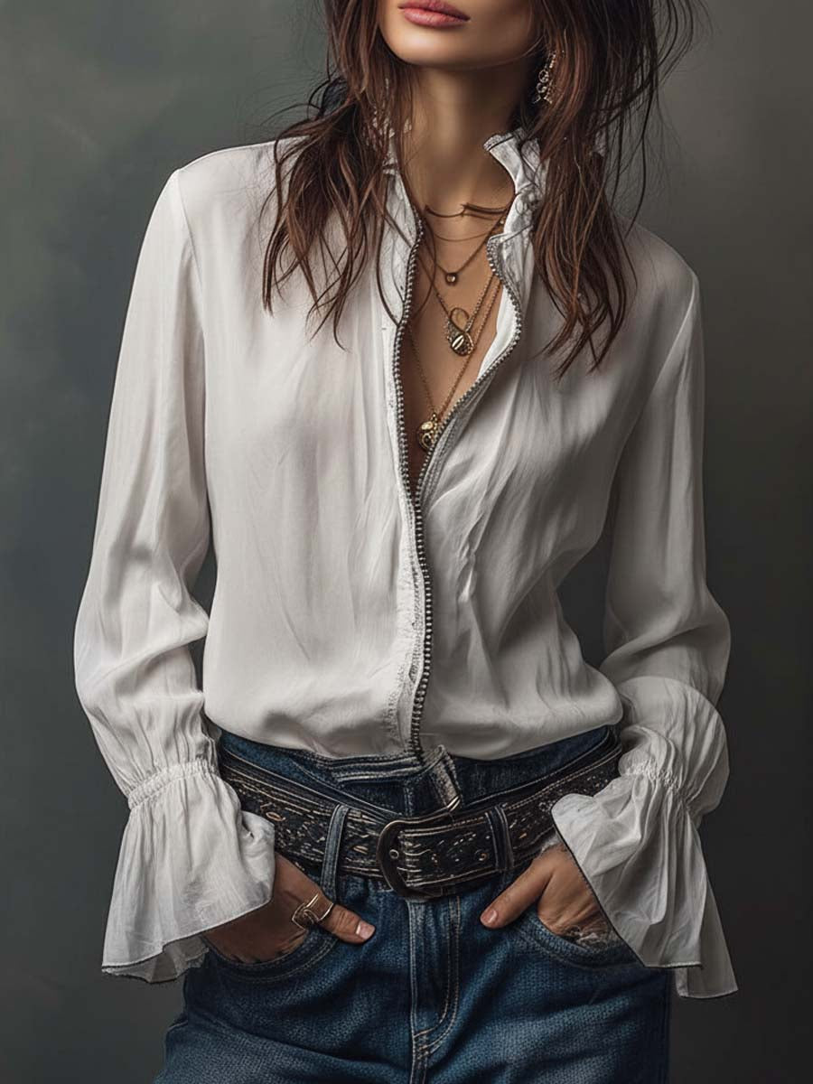 Women’s Long Vintage Embroidered Jacket