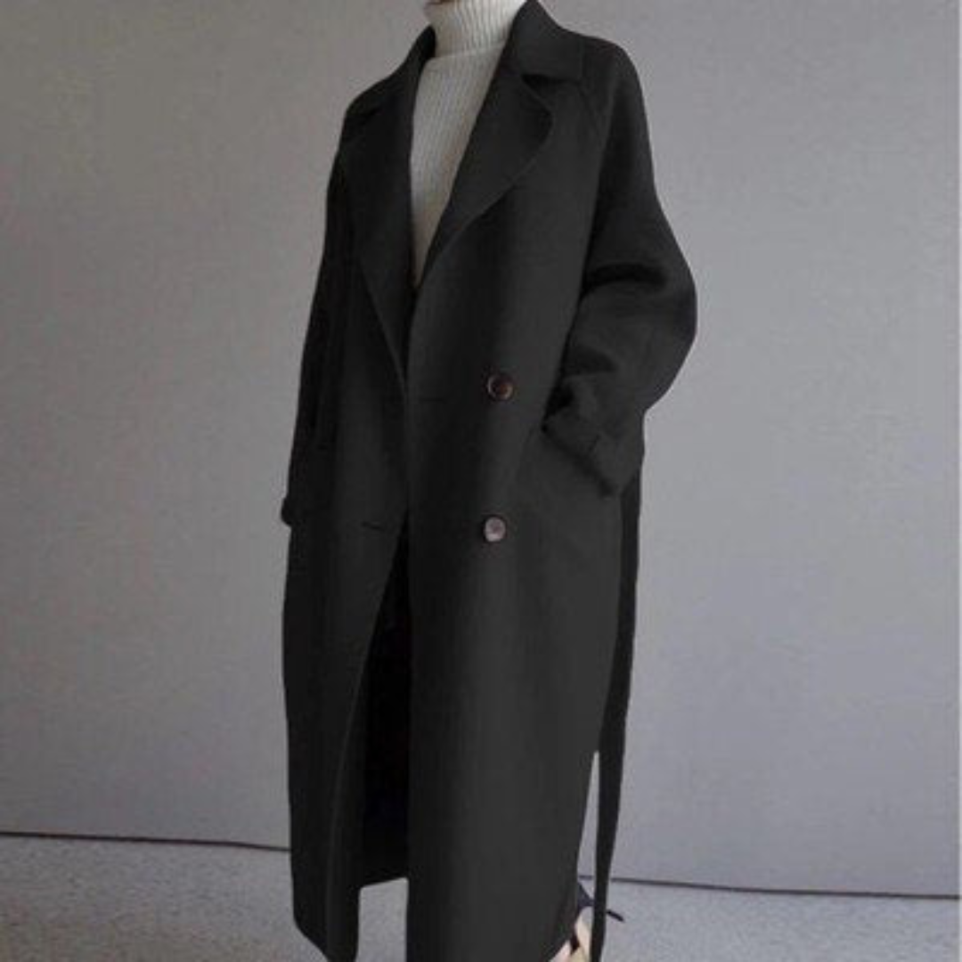 Women’s Classic Double Breasted Belted Trench Coat