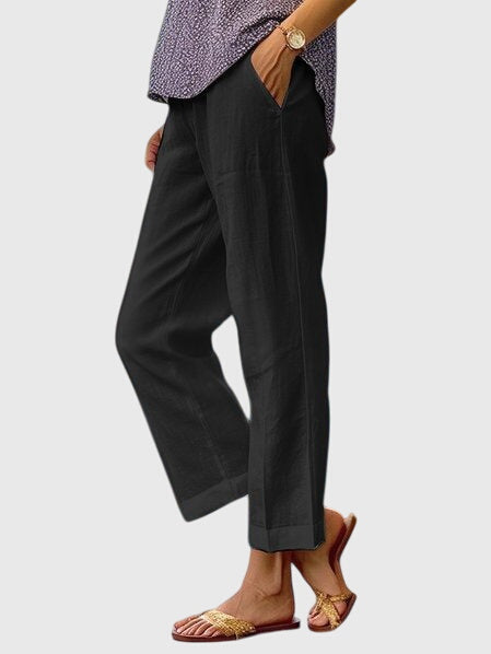 Women’s High Waist Wide Leg Tailored Dress Pants