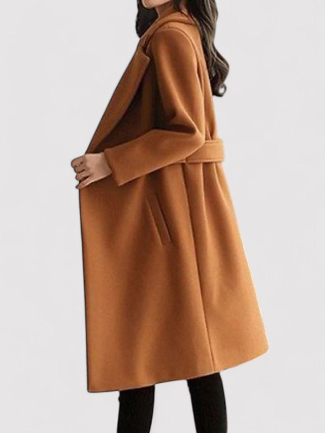 Women’s Belted Long Winter Coat