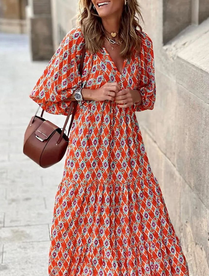 Women’s Floral Boho Maxi Dress