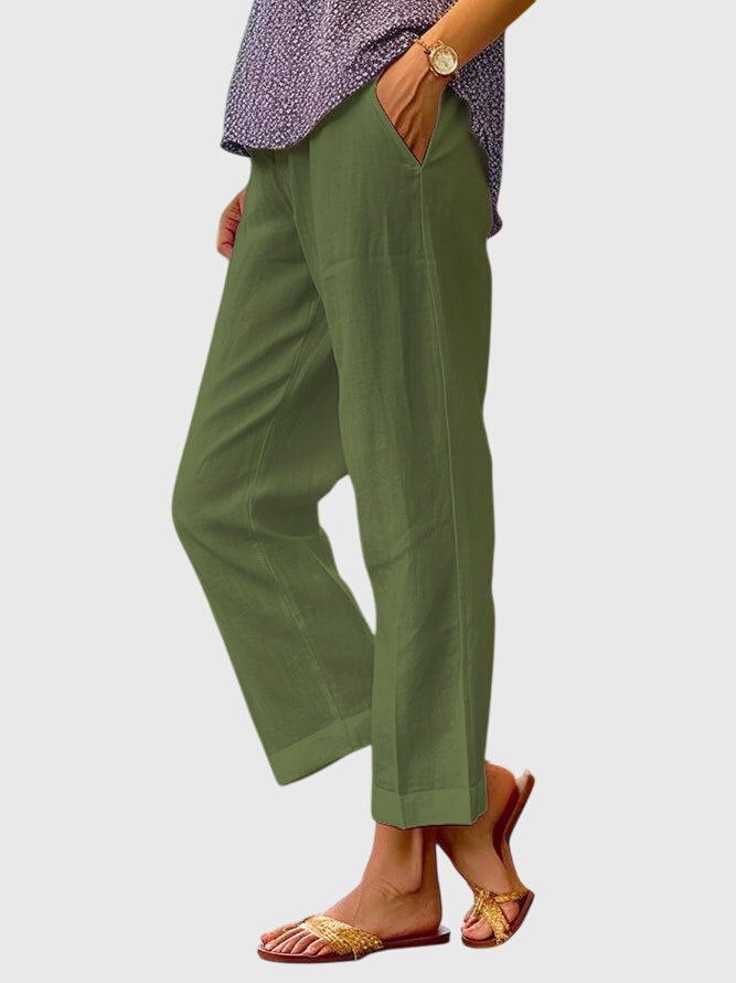 Women’s High Waist Wide Leg Tailored Dress Pants