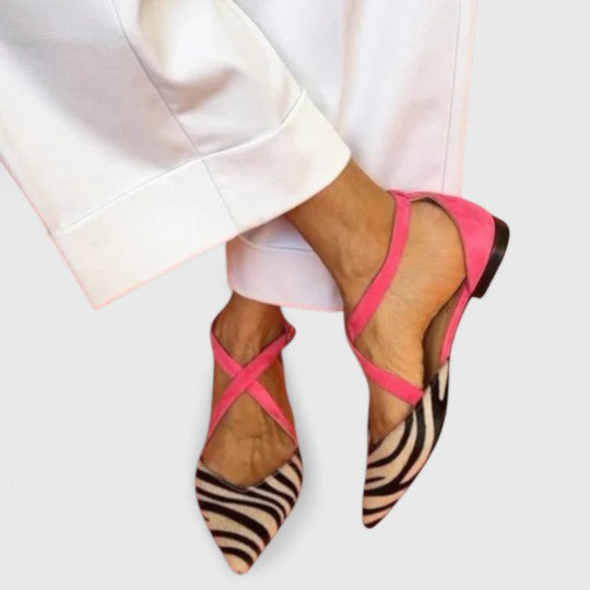 Women’s Elegant Ankle Strap Ballet Flats