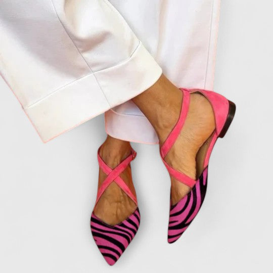 Women’s Elegant Ankle Strap Ballet Flats