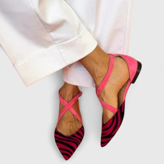 Women’s Elegant Ankle Strap Ballet Flats