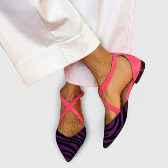 Women’s Elegant Ankle Strap Ballet Flats