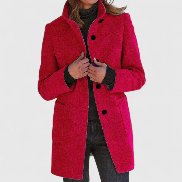 Women’s Elegant Tailored Longline Coat