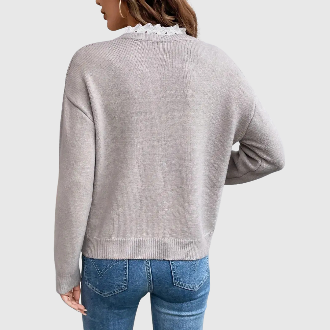 Women’s Elegant Knit Pullover Sweater