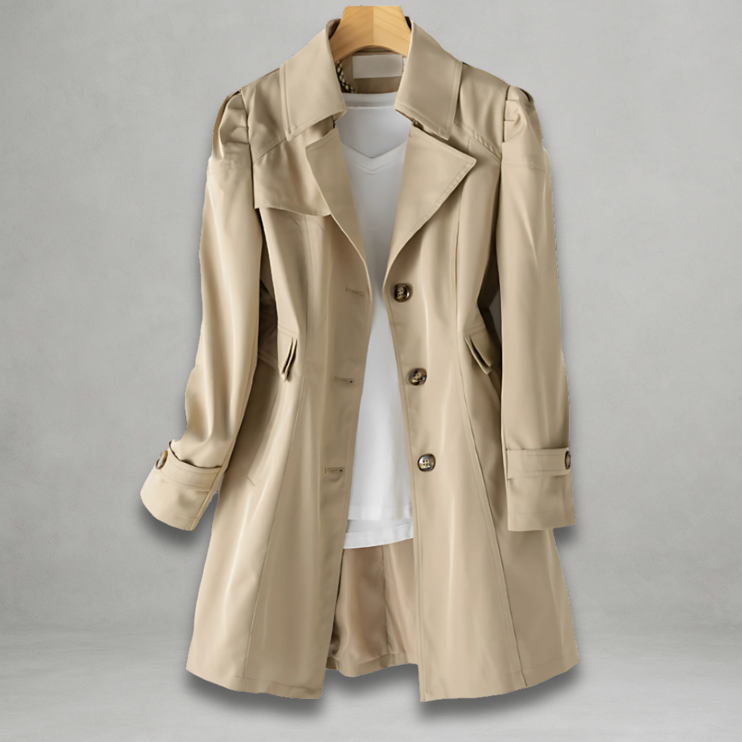 Women’s Double Breasted Belted Trench Coat