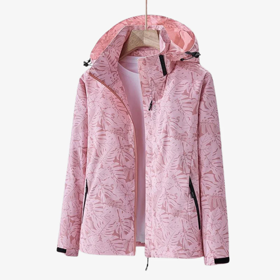 Women’s Lightweight Hooded Packable Windbreaker Jacket