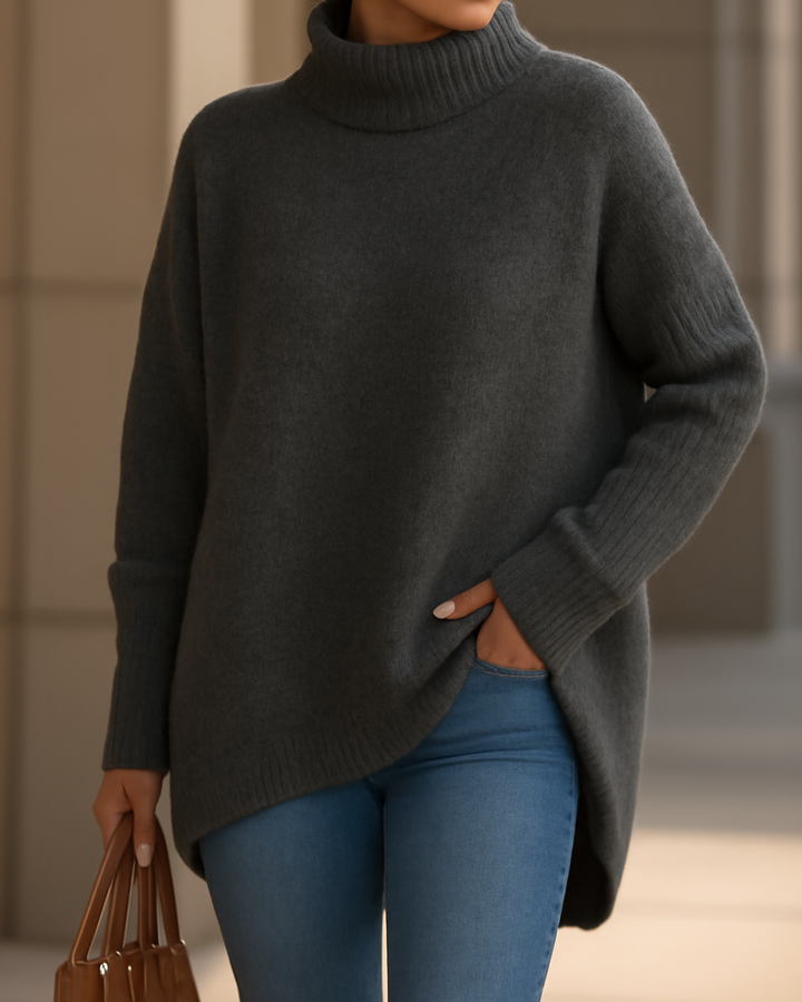 Women’s Longline Turtleneck Sweater