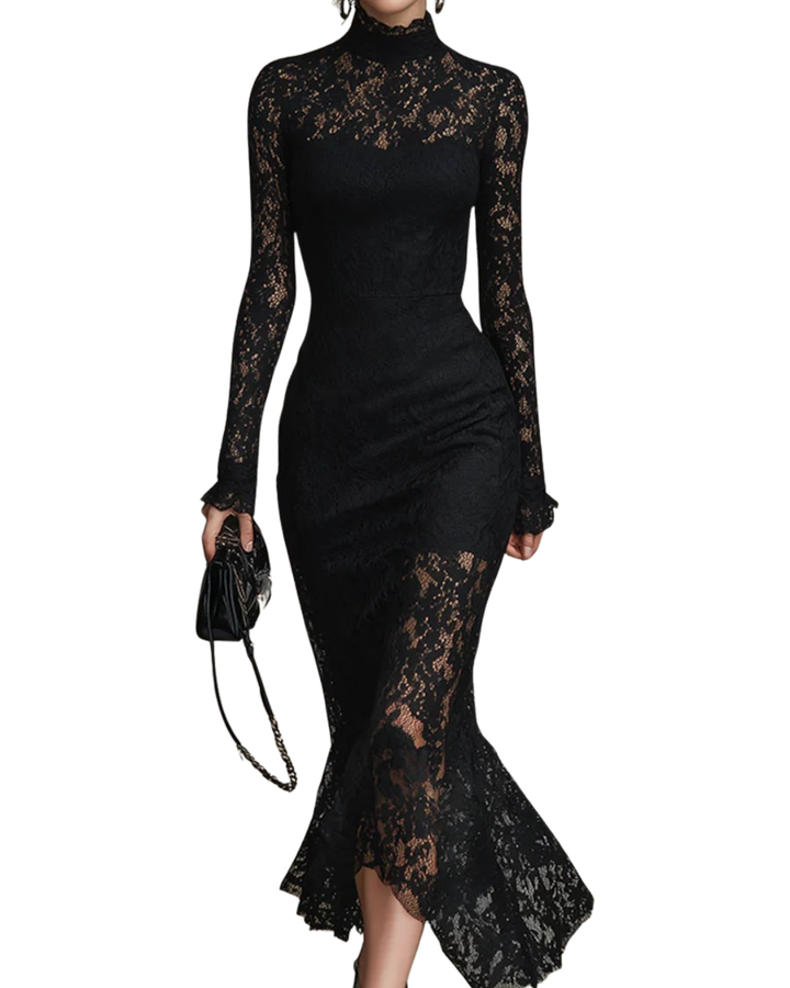 Women’s Black Maxi Evening Dress