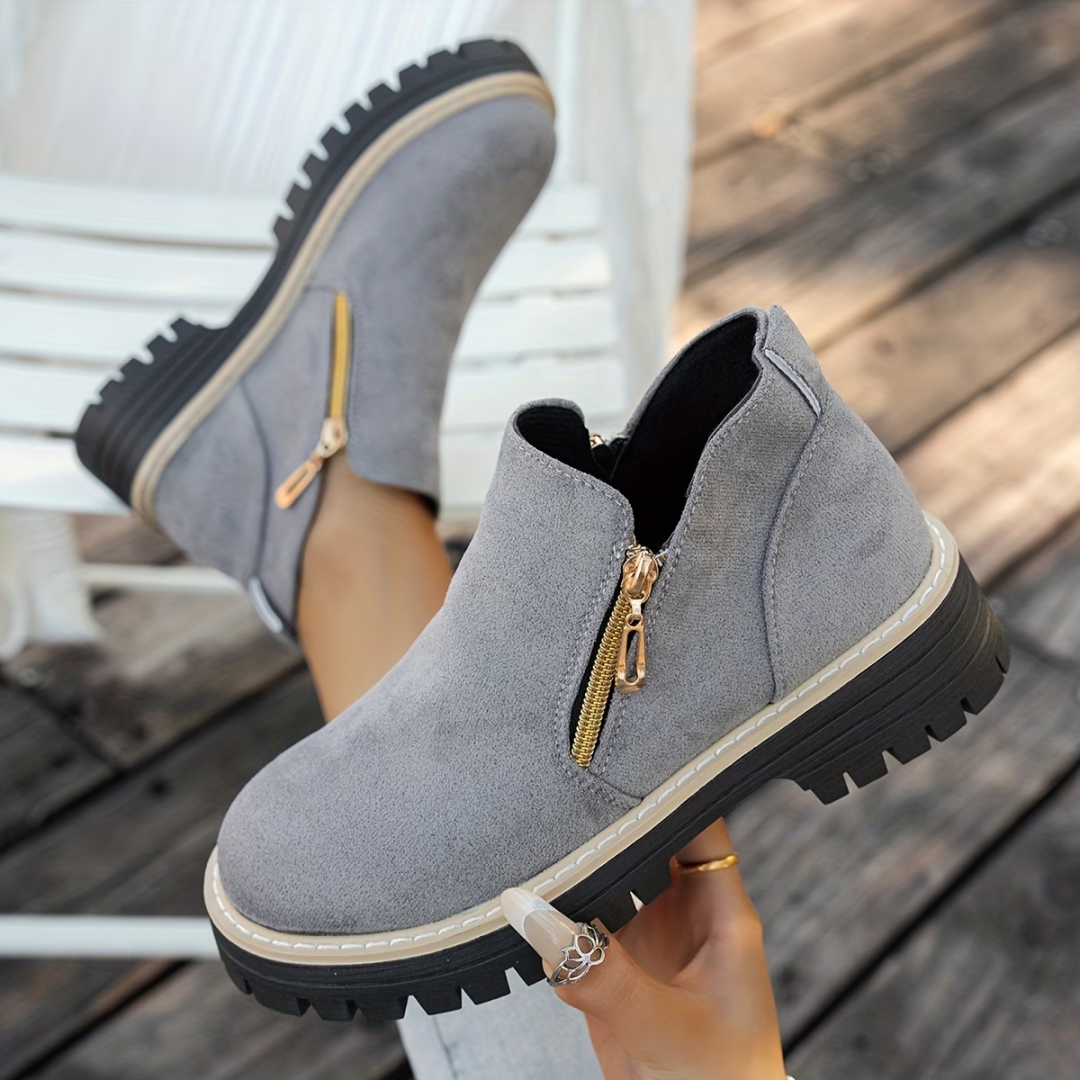 Women’s Comfort Low Heel Ankle Boots