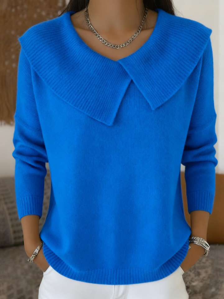 Women’s Warm Collared Pullover Sweater