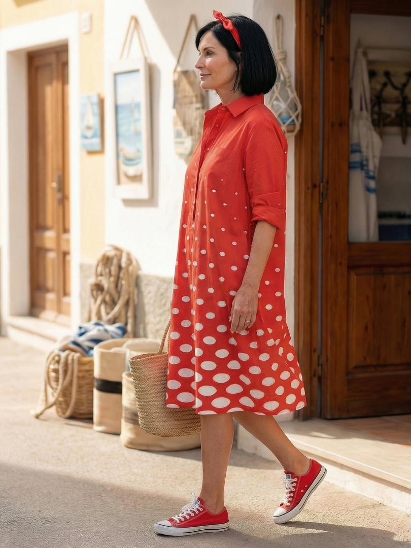 Women’s Polka Dot Day Dress