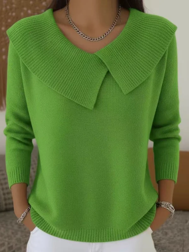 Women’s Warm Collared Pullover Sweater