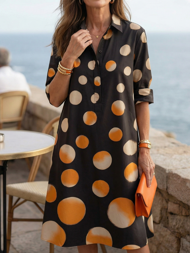 Women’s Polka Dot Evening Dress