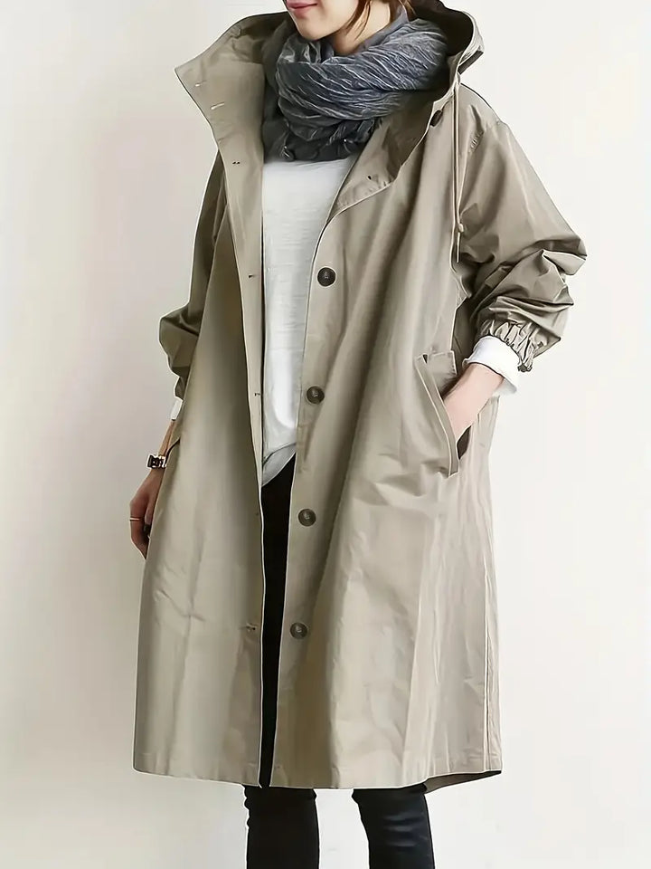 Women’s Double-Breasted Belted Trench Coat