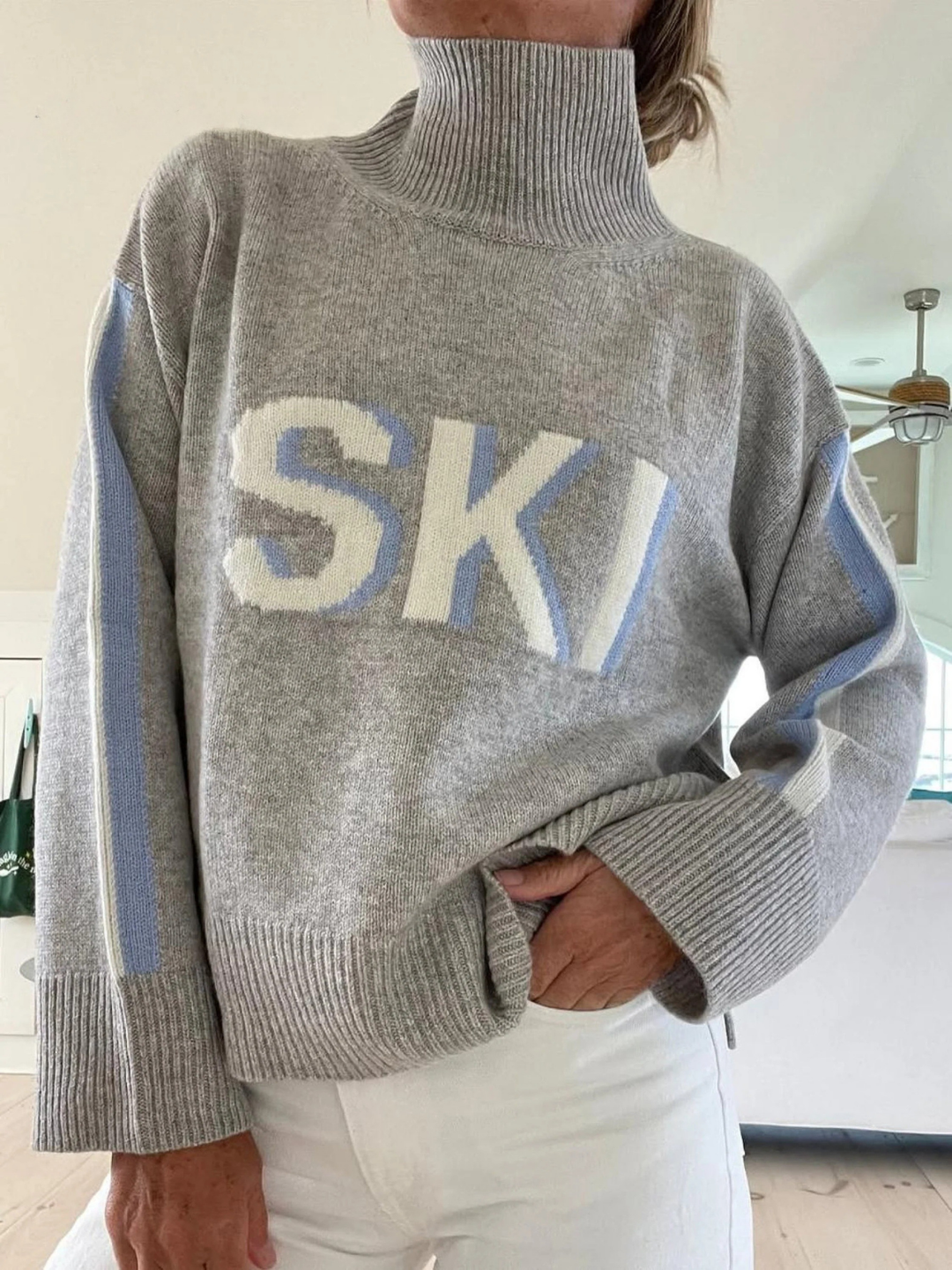 Women’s Retro Turtleneck Sweater