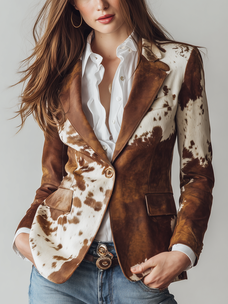 Women’s Statement Printed Blazer