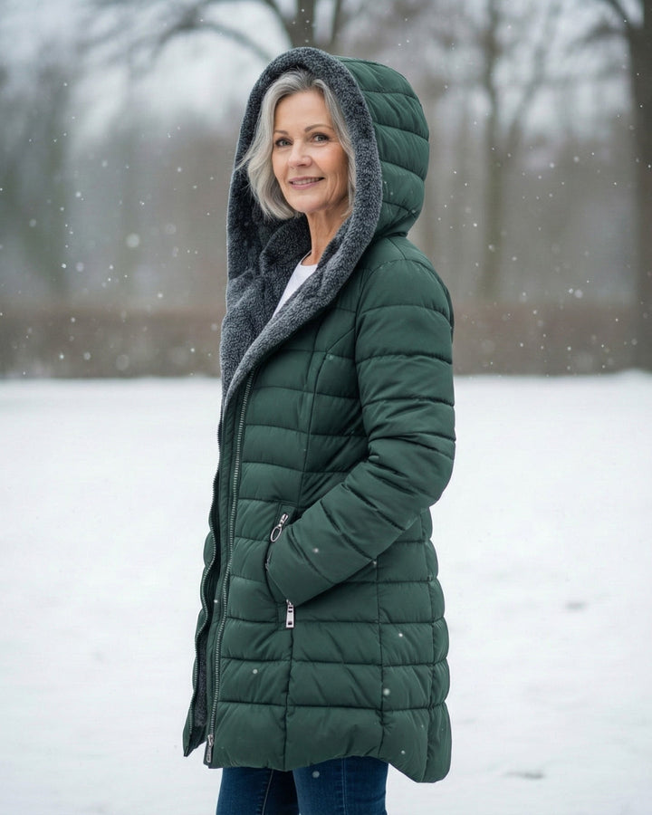 Women’s Fleece Lined Winter Puffer Coat
