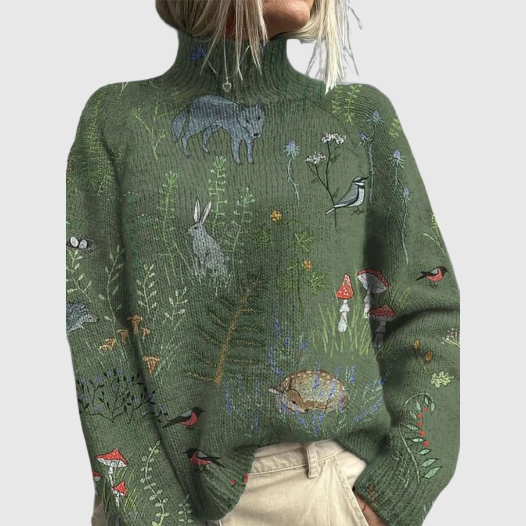Women’s Warm Turtleneck Pullover Sweater